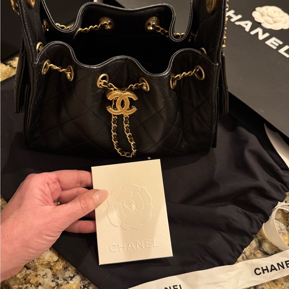 Brand new Chanel 25 Black Mini Bag Hard to find! - Picture 10 of 16